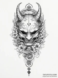 Tattoo sketch hannibal lecter mask, tattoo fl... - эскиз тату (№1756271141_0, 27.08.2025 05:05) — Tatufoto.com
