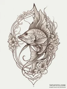 Tattoo sketch snipefish, tattoo sketch design... - эскиз тату (№1756271539_0, 27.08.2025 05:12) — Tatufoto.com
