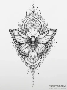 Tattoo sketch amber - эскиз тату (№1756275090_0, 27.08.2025 06:11) — Tatufoto.com