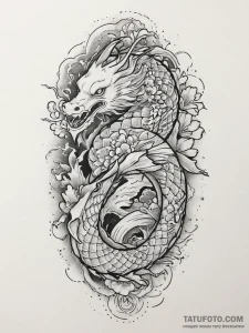 Tattoo sketch silver, tattoo flash sheet desi... - эскиз тату (№1756279624_0, 27.08.2025 07:27) — Tatufoto.com