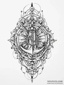 Tattoo sketch узор с черной дырой, tattoo fla... - эскиз тату (№1756281796_0, 27.08.2025 08:03) — Tatufoto.com
