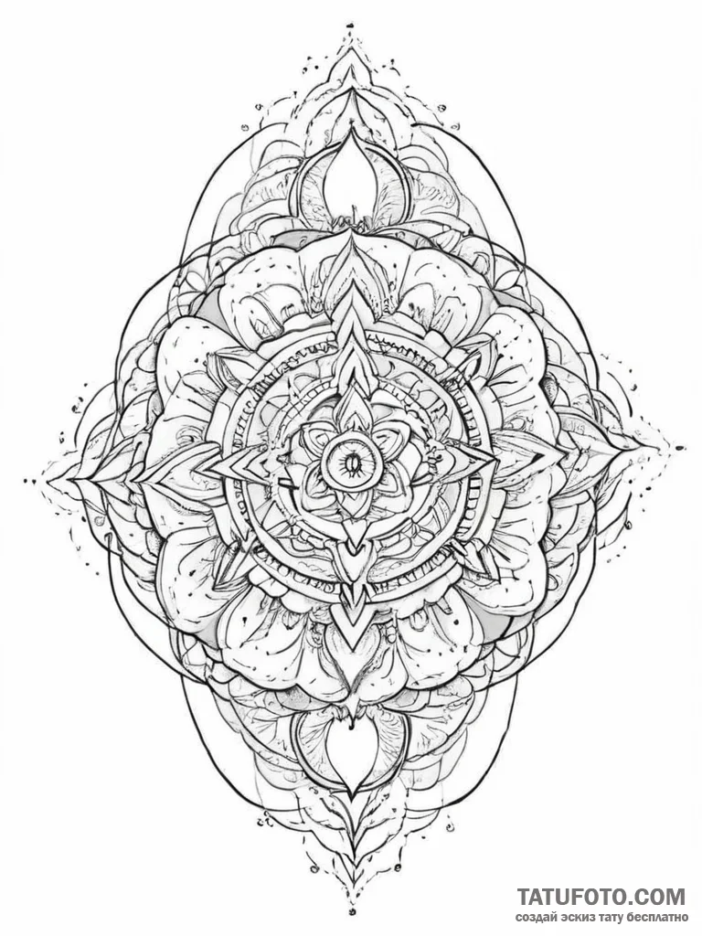 Tattoo sketch cosmic dimension, artistic tatt... - эскиз тату (№1756282586_0, 27.08.2025 08:16) — Tatufoto.com