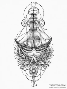 Tattoo sketch element, ink illustration for t... - эскиз тату (№1756283571_0, 27.08.2025 08:32) — Tatufoto.com
