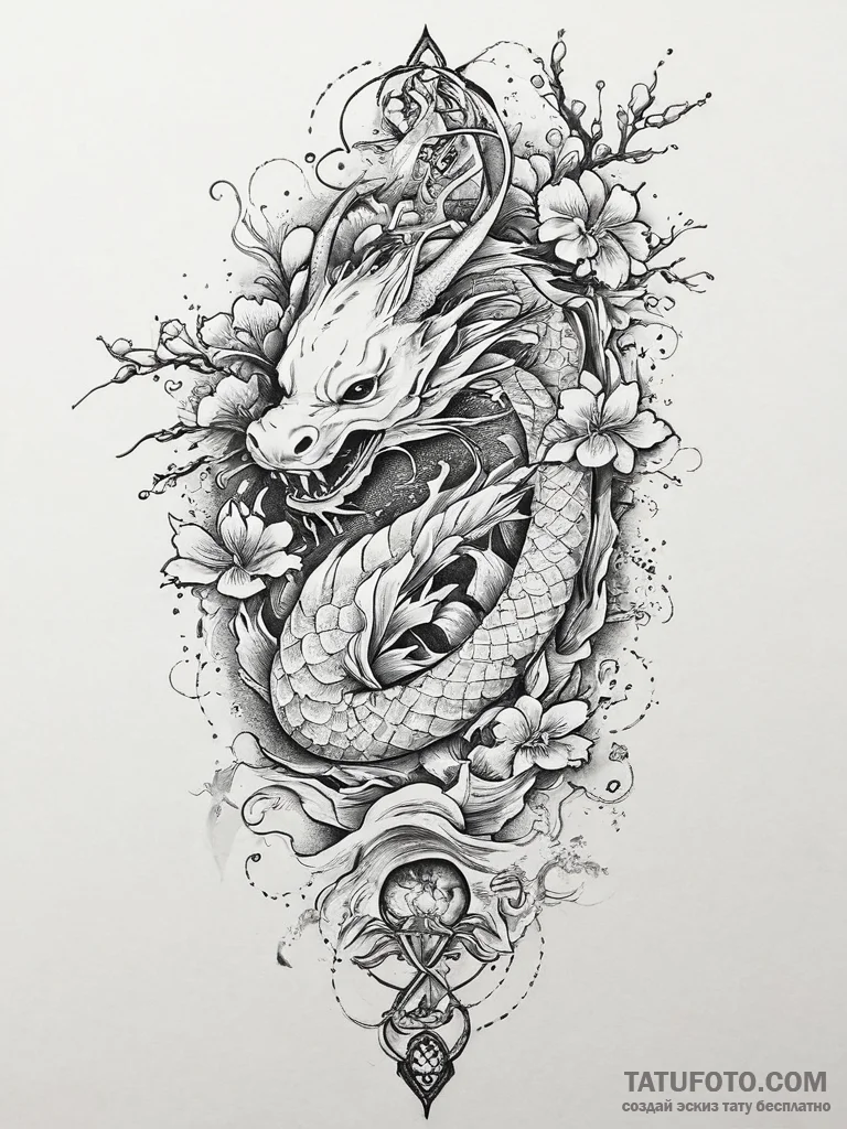 Tattoo sketch blessed figure, ink illustratio... - эскиз тату (№1756283965_0, 27.08.2025 08:39) — Tatufoto.com