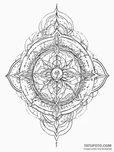 Tattoo sketch spiritual domain - эскиз тату (№1756286332_0, 27.08.2025 09:18) — Tatufoto.com