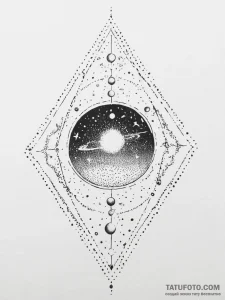Tattoo sketch cosmic legend, artistic tattoo... - эскиз тату (№1756288508_0, 27.08.2025 09:55) — Tatufoto.com