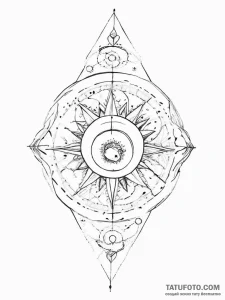 Tattoo sketch cosmic identity - эскиз тату (№1756288706_0, 27.08.2025 09:58) — Tatufoto.com