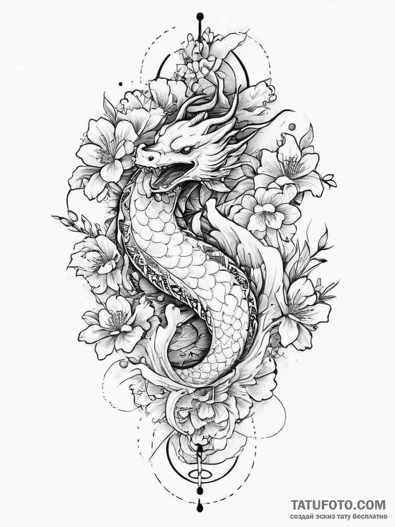 Tattoo sketch holy myth, tattoo line art, bla... - эскиз тату (№1756293845_0, 27.08.2025 11:24) — Tatufoto.com