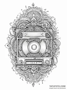 Tattoo sketch 90s cd player, artistic tattoo... - эскиз тату (№1756294243_0, 27.08.2025 11:30) — Tatufoto.com