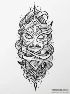 Tattoo sketch shadow, tattoo drawing outline,... - эскиз тату (№1756296617_0, 27.08.2025 12:10) — Tatufoto.com