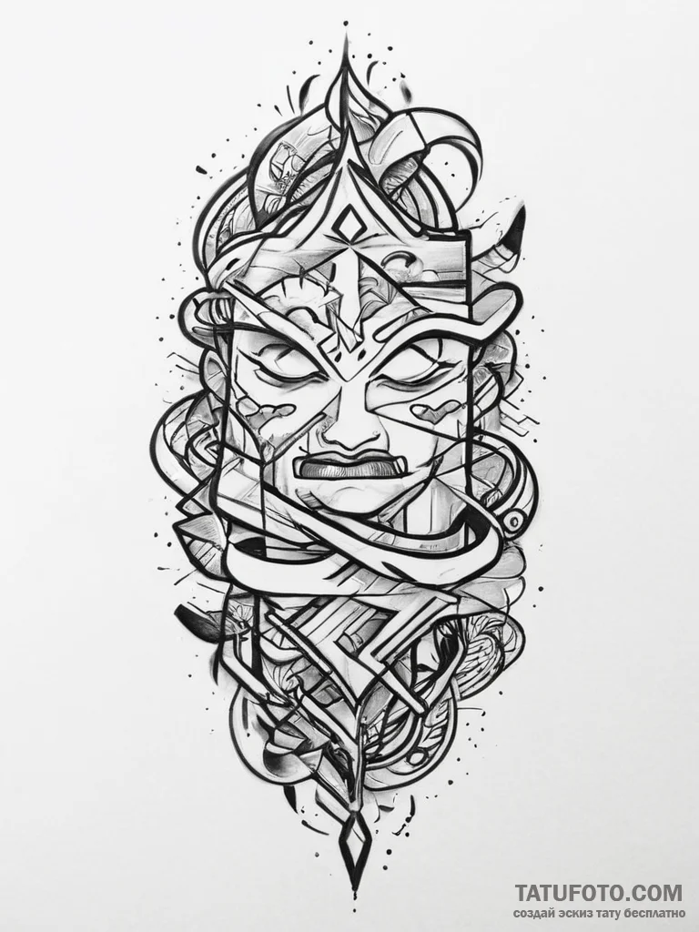 Tattoo sketch shadow, tattoo drawing outline,... - эскиз тату (№1756296617_0, 27.08.2025 12:10) — Tatufoto.com