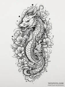 Tattoo sketch blessed portrayal, tattoo flash... - эскиз тату (№1756298611_0, 27.08.2025 12:43) — Tatufoto.com
