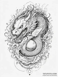 Tattoo sketch magic orb, concept art for tatt... - эскиз тату (№1756308663_0, 27.08.2025 15:31) — Tatufoto.com
