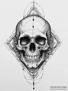 Tattoo sketch crying skull, tattoo sketch des... - эскиз тату (№1756310041_0, 27.08.2025 15:54) — Tatufoto.com