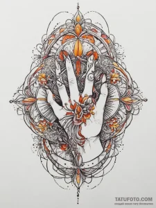 Tattoo sketch hands with a needle, tattoo dra... - эскиз тату (№1756310631_0, 27.08.2025 16:03) — Tatufoto.com