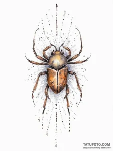 Tattoo sketch harvest mite, artistic tattoo s... - эскиз тату (№1756311812_0, 27.08.2025 16:23) — Tatufoto.com