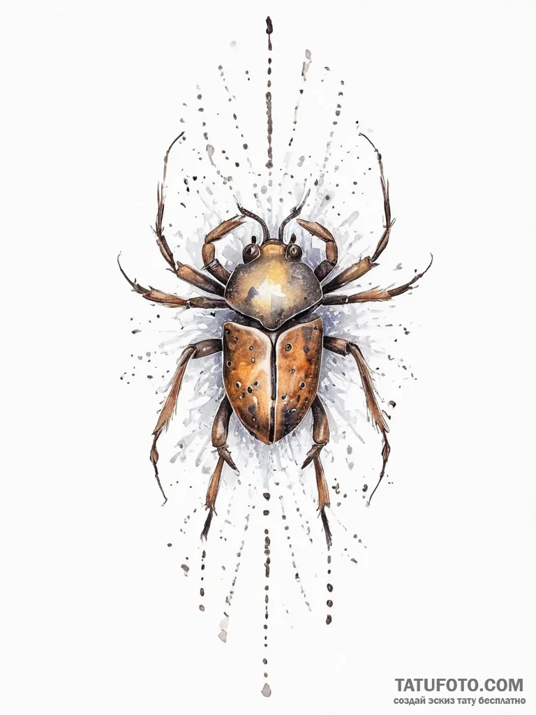 Tattoo sketch harvest mite, artistic tattoo s... - эскиз тату (№1756311812_0, 27.08.2025 16:23) — Tatufoto.com