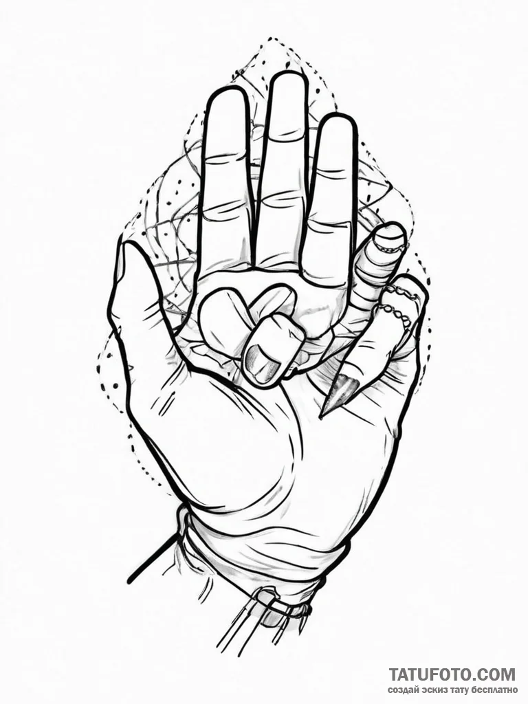 Tattoo sketch hands with a book, tattoo line... - эскиз тату (№1756315026_0, 27.08.2025 17:17) — Tatufoto.com