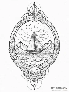 Tattoo sketch cosmic ground, concept art for... - эскиз тату (№1756320167_0, 27.08.2025 18:42) — Tatufoto.com