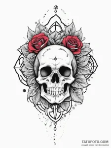 Tattoo sketch sacred earth, concept art for t... - эскиз тату (№1756320558_0, 27.08.2025 18:49) — Tatufoto.com