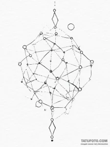 Tattoo sketch constellation - эскиз тату (№1756320948_0, 27.08.2025 18:55) — Tatufoto.com