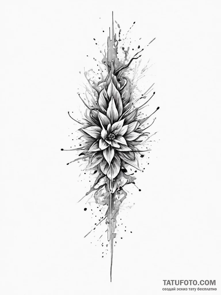 Tattoo sketch brown, tattoo sketch design, wa... - эскиз тату (№1756322558_0, 27.08.2025 19:22) — Tatufoto.com