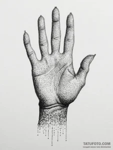 Tattoo sketch hand, concept art for tattoo, d... - эскиз тату (№1756323353_0, 27.08.2025 19:35) — Tatufoto.com