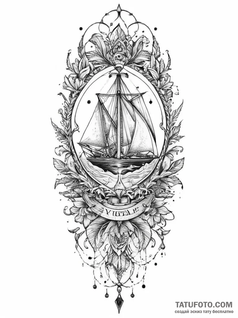 Tattoo sketch leg, tattoo line art, on a clea... - эскиз тату (№1756327570_0, 27.08.2025 20:46) — Tatufoto.com