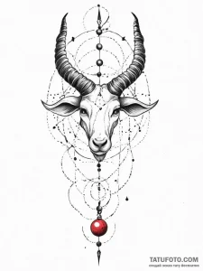 Tattoo sketch capricorn constellation, tattoo... - эскиз тату (№1756329384_0, 27.08.2025 21:16) — Tatufoto.com