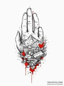 Tattoo sketch stone, artistic tattoo sketch,... - эскиз тату (№1756330383_0, 27.08.2025 21:33) — Tatufoto.com