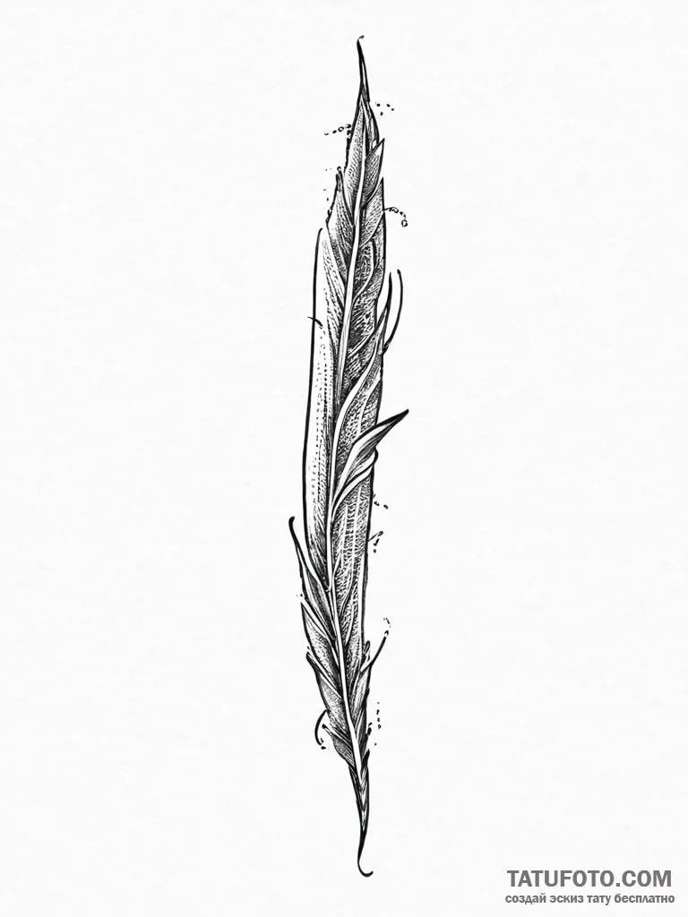 Tattoo sketch historical scroll with a quill,... - эскиз тату (№1756330793_0, 27.08.2025 21:39) — Tatufoto.com