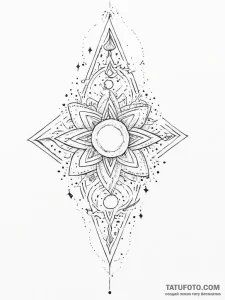 Tattoo sketch cosmic darkness - эскиз тату (№1756331192_0, 27.08.2025 21:46) — Tatufoto.com