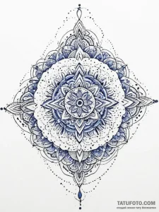 Tattoo sketch blue, concept art for tattoo, d... - эскиз тату (№1756331796_0, 27.08.2025 21:56) — Tatufoto.com