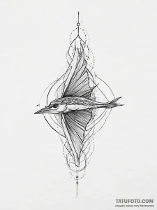 Tattoo sketch pike, artistic tattoo sketch, f... - эскиз тату (№1756332192_0, 27.08.2025 22:03) — Tatufoto.com