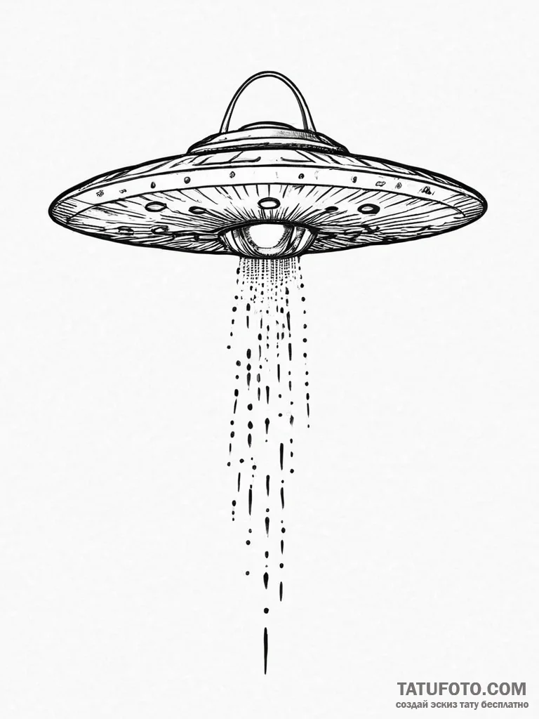 Tattoo sketch ufo beam, tattoo flash sheet de... - эскиз тату (№1756333000_0, 27.08.2025 22:16) — Tatufoto.com