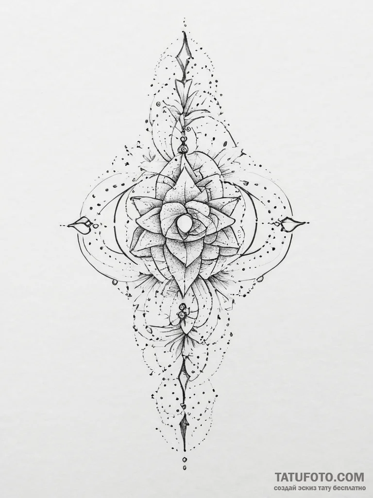 Tattoo sketch cosmic presence, tattoo drawing... - эскиз тату (№1756392709_0, 28.08.2025 14:51) — Tatufoto.com
