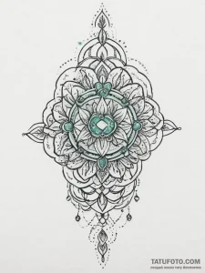 Tattoo sketch emerald, tattoo flash sheet des... - эскиз тату (№1756393314_0, 28.08.2025 15:01) — Tatufoto.com