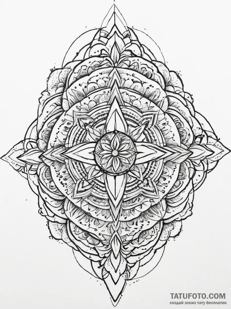 Tattoo sketch divine existence, tattoo flash... - эскиз тату (№1756398283_0, 28.08.2025 16:24) — Tatufoto.com