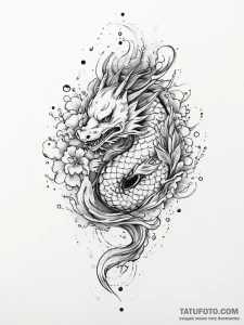 Tattoo sketch cosmic world, ink illustration... - эскиз тату (№1756400664_0, 28.08.2025 17:04) — Tatufoto.com