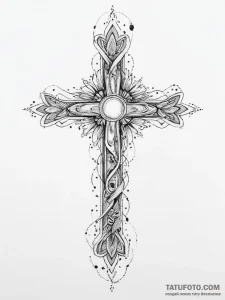 Tattoo sketch cosmic essence, tattoo line art... - эскиз тату (№1756401258_0, 28.08.2025 17:14) — Tatufoto.com