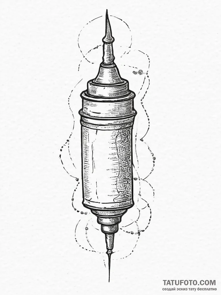 Technology & hobbies, ink illustration for ta... - эскиз тату (№1756403251_0, 28.08.2025 17:47) — Tatufoto.com
