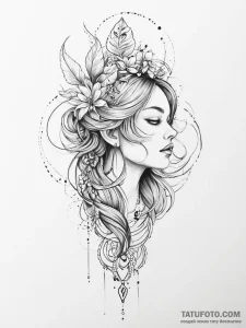 Tattoo sketch silver - эскиз тату (№1756409667_0, 28.08.2025 19:34) — Tatufoto.com