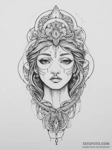 Tattoo sketch "only god can judge me", tattoo... - эскиз тату (№1756410471_0, 28.08.2025 19:47) — Tatufoto.com