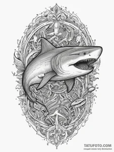 Tattoo sketch megamouth shark, concept art fo... - эскиз тату (№1756411065_0, 28.08.2025 19:57) — Tatufoto.com