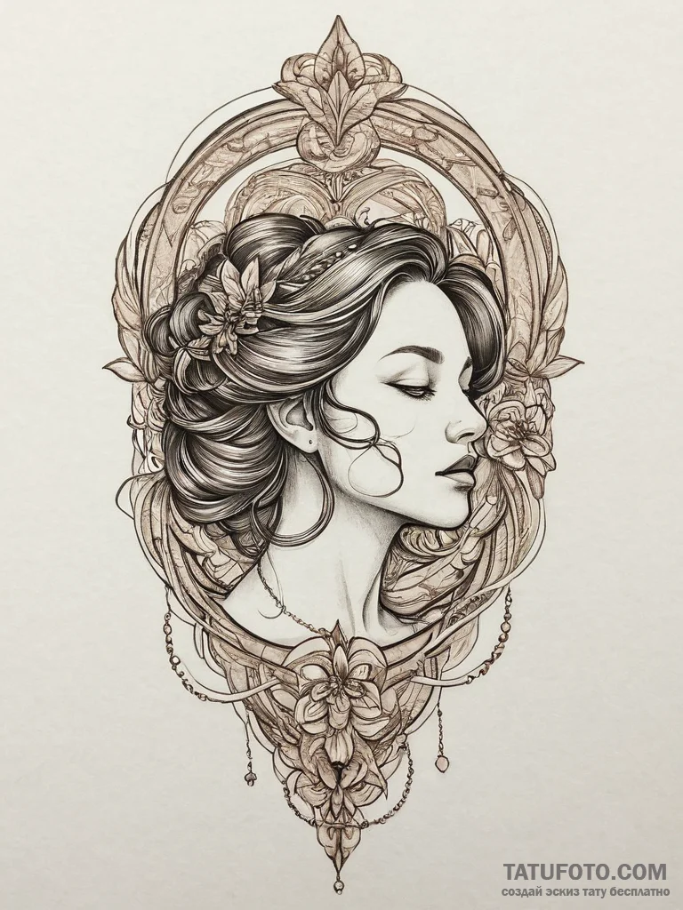 Tattoo sketch mood, artistic tattoo sketch, o... - эскиз тату (№1756413455_0, 28.08.2025 20:37) — Tatufoto.com