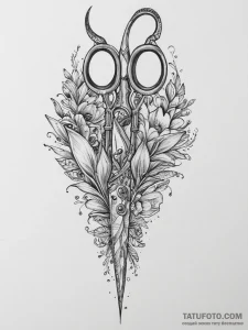 Tattoo sketch scissors, tattoo sketch design,... - эскиз тату (№1756414650_0, 28.08.2025 20:57) — Tatufoto.com