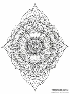Tattoo sketch beige, tattoo line art, geometr... - эскиз тату (№1756418661_0, 28.08.2025 22:04) — Tatufoto.com