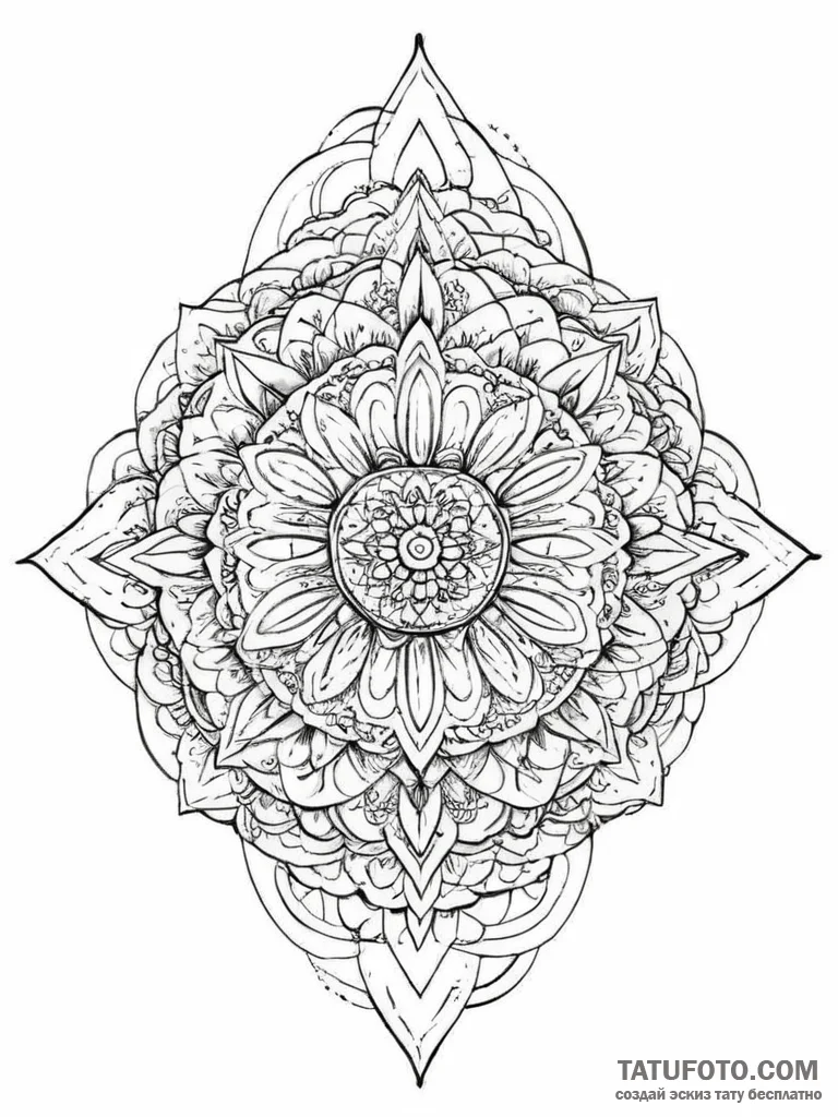 Tattoo sketch beige, tattoo line art, geometr... - эскиз тату (№1756418661_0, 28.08.2025 22:04) — Tatufoto.com