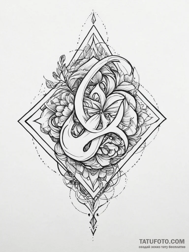 Tattoo sketch alpha - эскиз тату (№1756421261_0, 28.08.2025 22:47) — Tatufoto.com