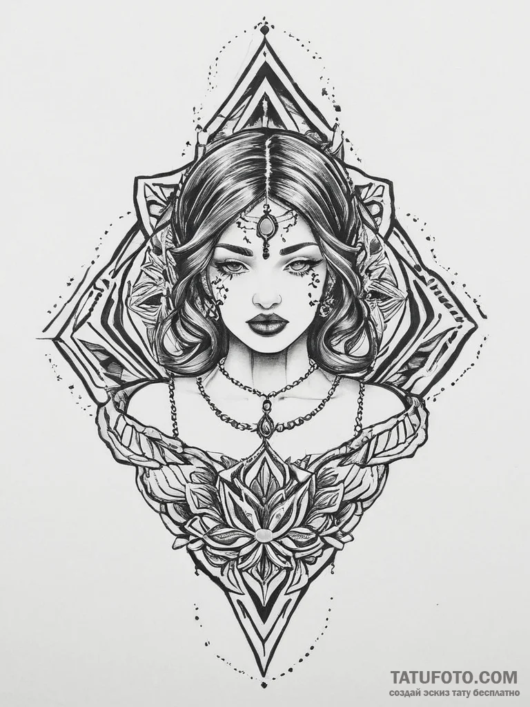 Tattoo sketch blessed being, tattoo drawing o... - эскиз тату (№1756423060_0, 28.08.2025 23:17) — Tatufoto.com